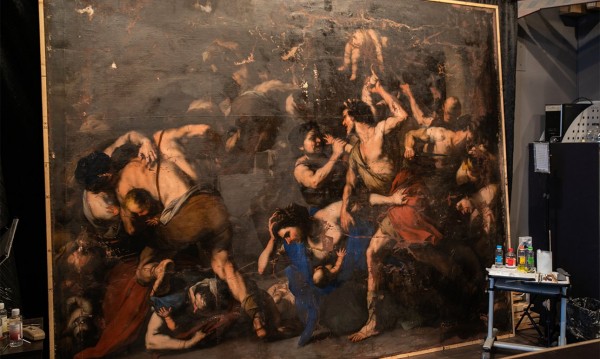 Картину Луки Джордано постепенно, но неуклонно возвращают к жизни Картину Луки Джордано постепенно, но неуклонно возвращают к жизни