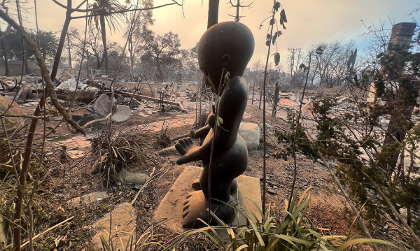 Калифорнийские пожары погубили искусство на миллионы Калифорнийские пожары погубили искусство на миллионы