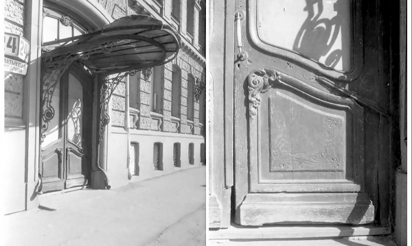 Дом Бака в Петербурге вернул себе дореволюционные двери Дом Бака в Петербурге вернул себе дореволюционные двери