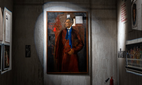 Немая сцена: театральный музей Петербурга показывает Мейерхольда на фоне Гоголя и Брюллова Немая сцена: театральный музей Петербурга показывает Мейерхольда на фоне Гоголя и Брюллова