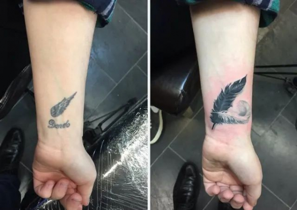 Когда любовь прошла: 25 перекрытий татуировок, посвященных бывшим